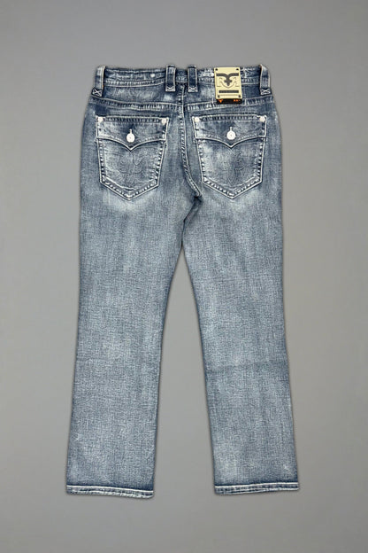 Clark Relaxed Straight in Light Wash