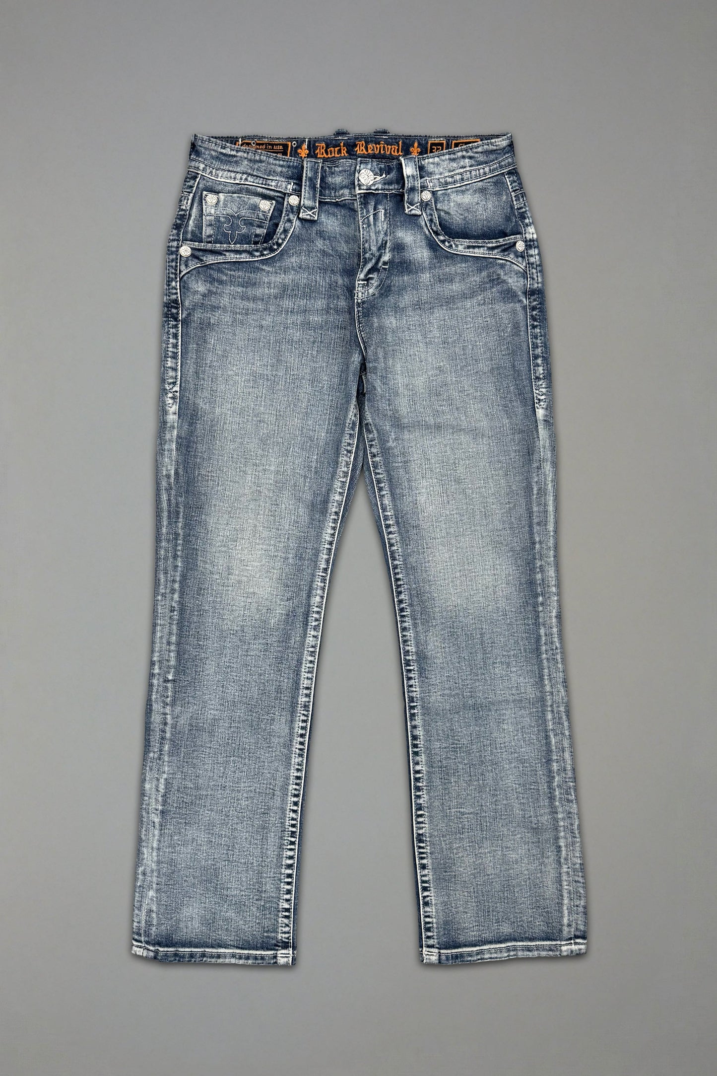 Clark Relaxed Straight in Light Wash