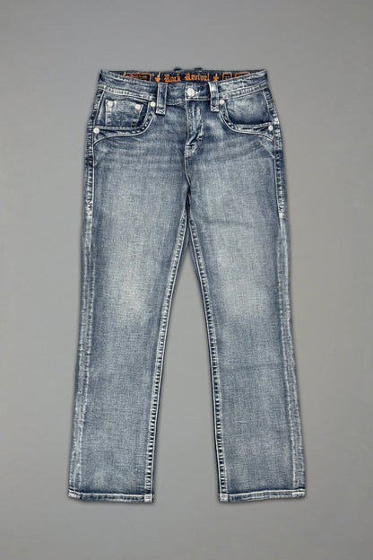 Clark Relaxed Straight in Light Wash