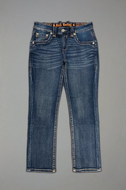 Clark Relaxed Straight in Medium Wash