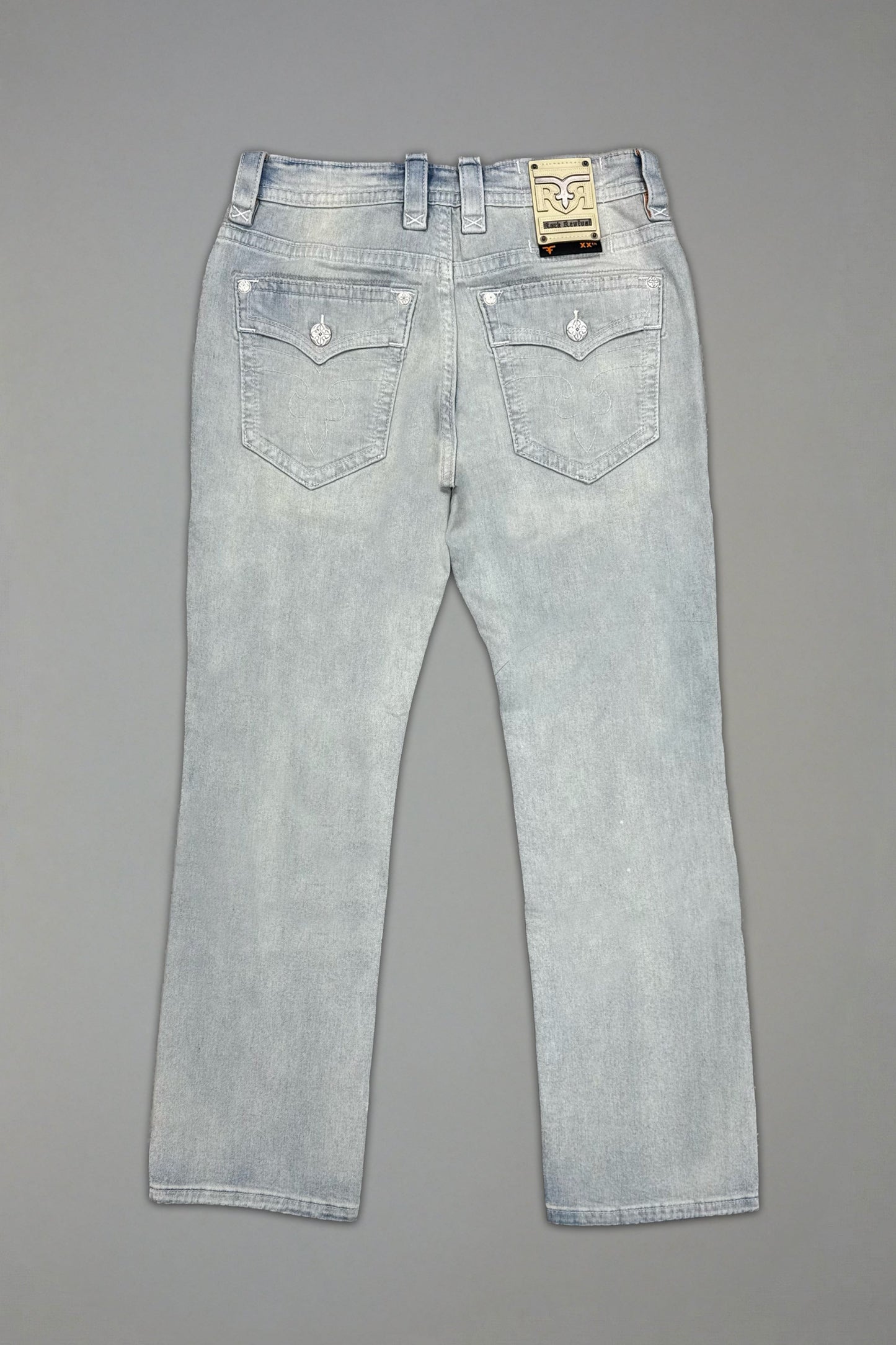 Clark Relaxed Straight in Super Light Wash