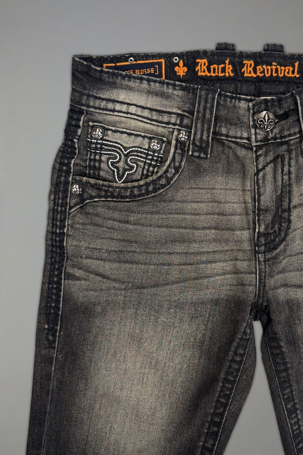Adan Denim Shorts in Vintage Black