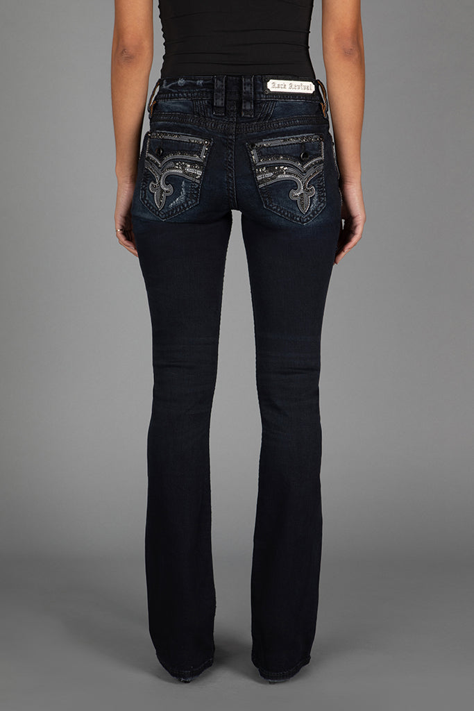 Yui Bootcut Jeans in Dark Blue