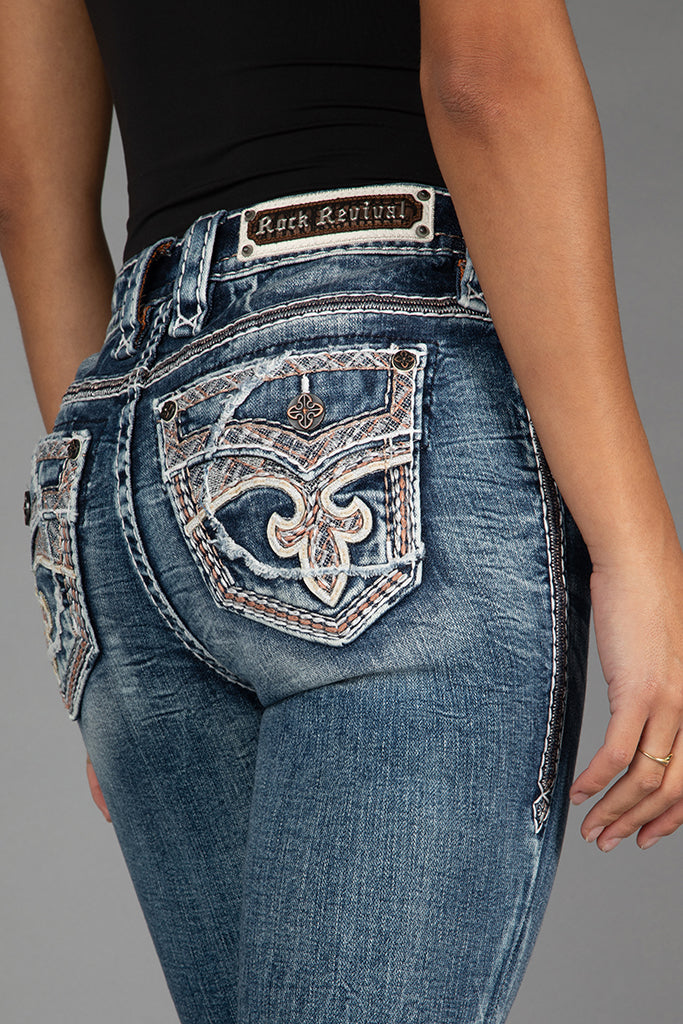 Yui Skinny Jeans in Medium Blue