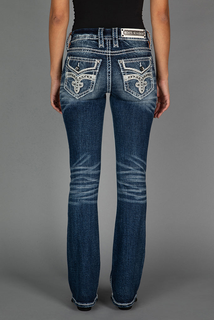 Esther Bootcut Jeans in Medium Blue