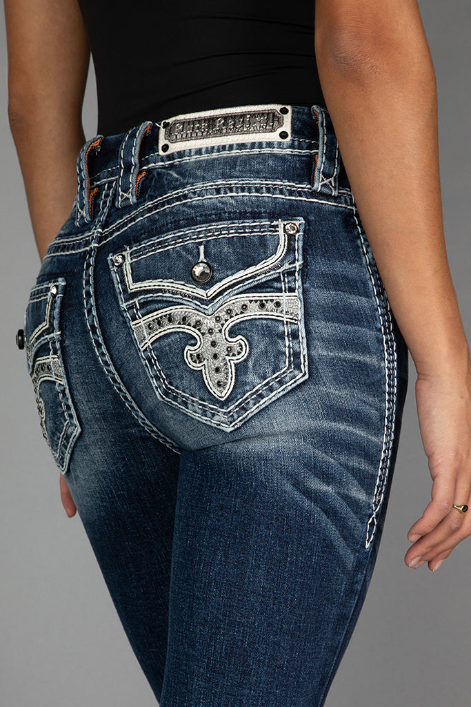 Esther Bootcut Jeans in Medium Blue