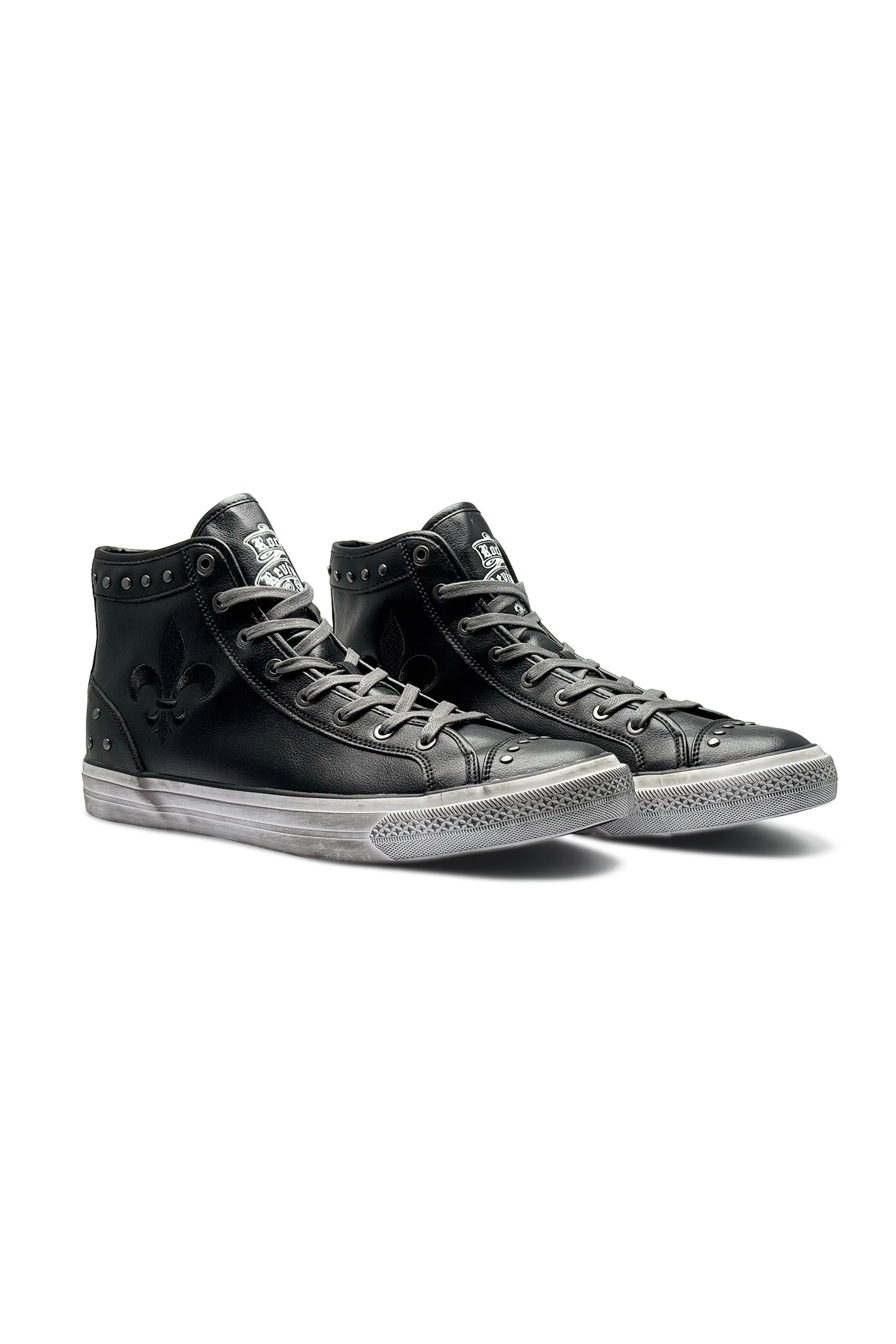 Rock Revival Hi-Top Sneakers in Black