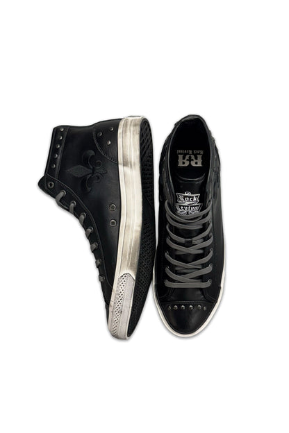 Rock Revival Hi-Top Sneakers in Black
