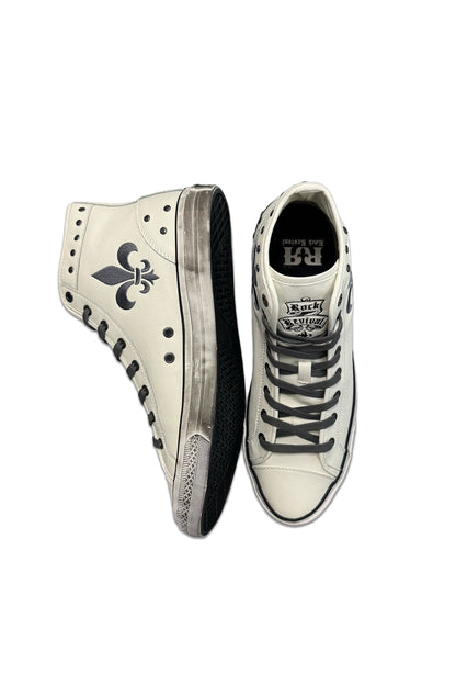 Rock Revival Hi-Top Sneakers in White