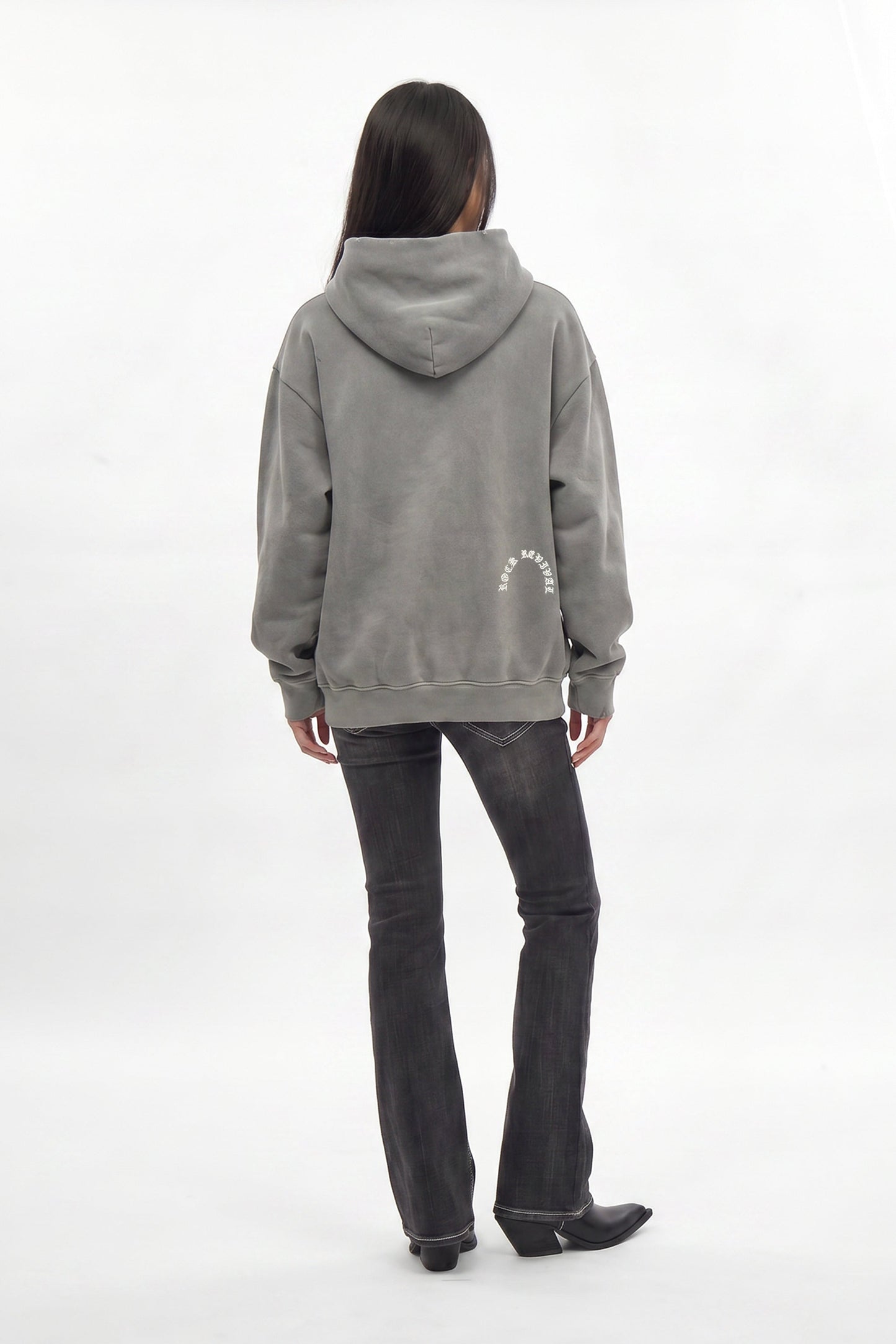 Rock Essential Hoodie in Gray (W)