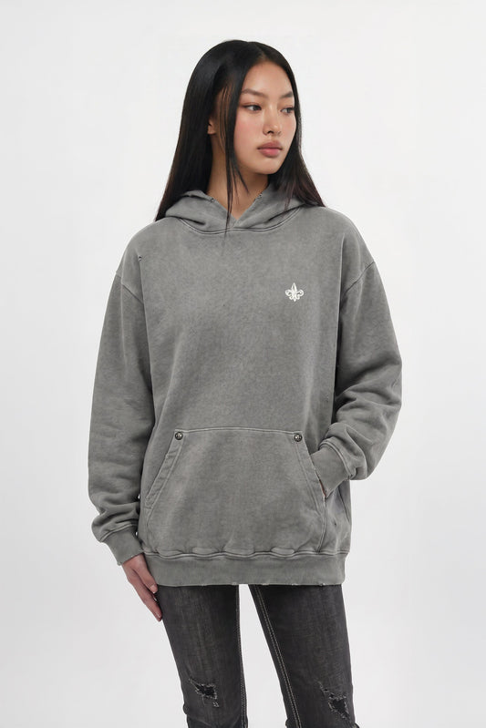 Rock Essential Hoodie in Gray (W)