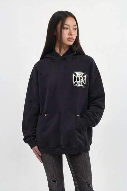 Iron Relic Hoodie in Black (W)