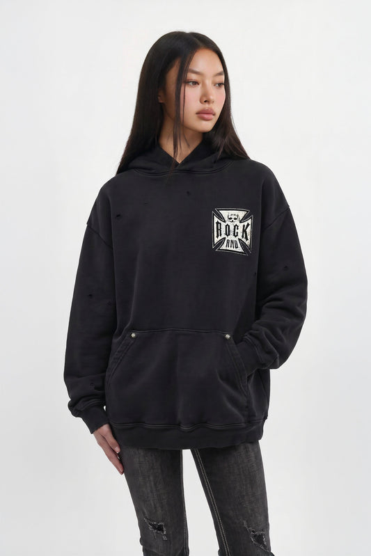 Iron Relic Hoodie in Black (W)