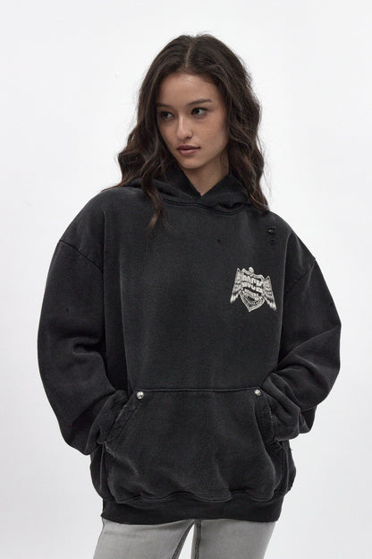 Mayhem Hoodie in Black (W)