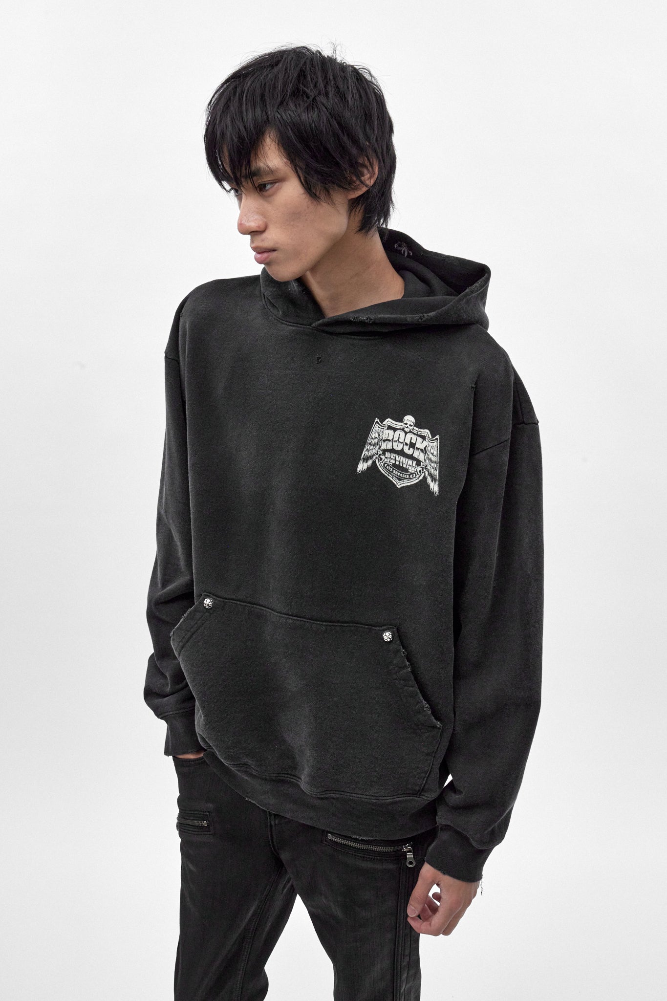 Mayhem Hoodie in Black