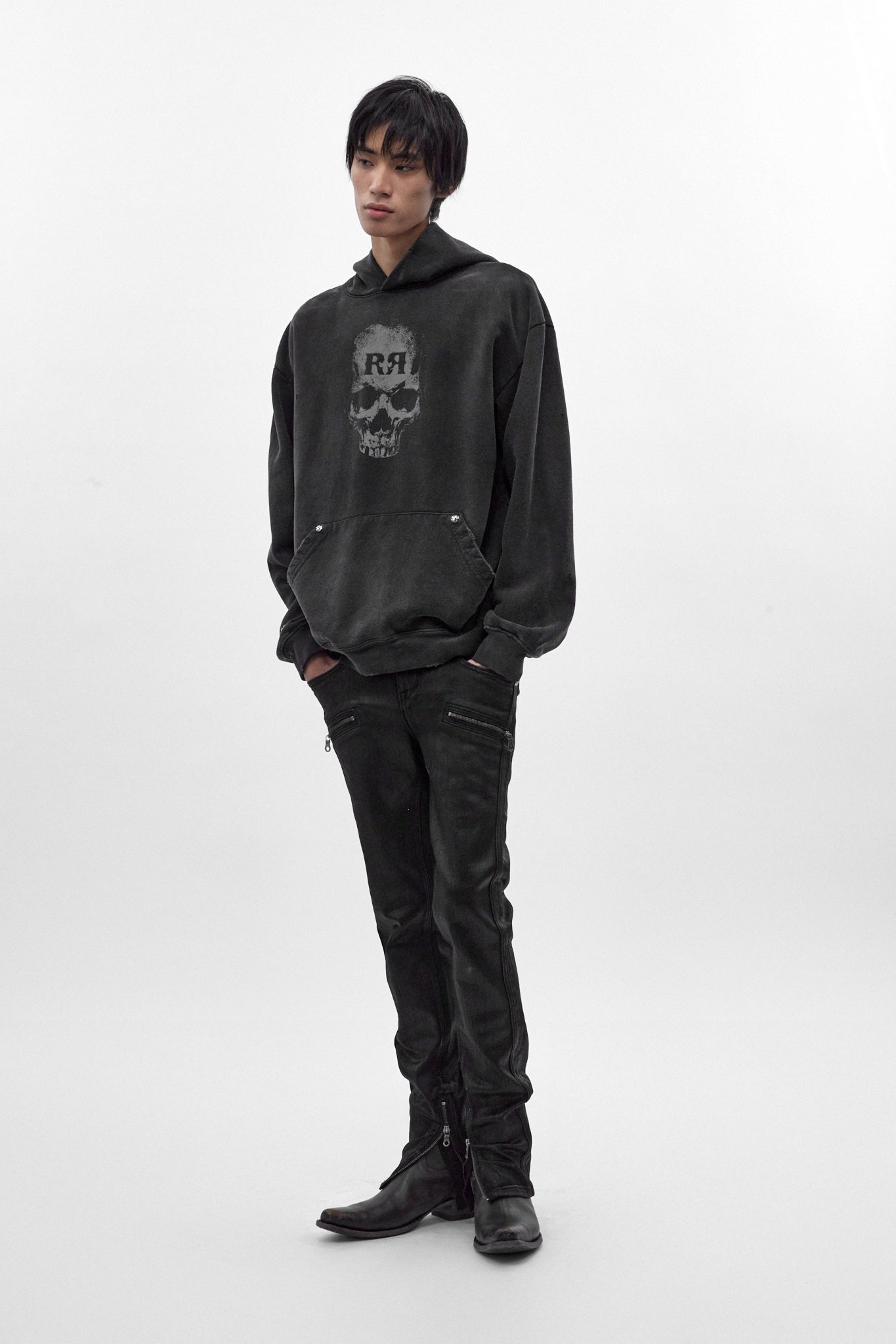 Graveyard Hoodie in Black