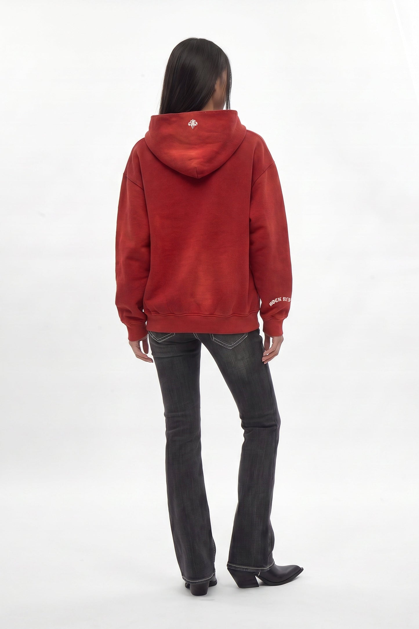 Graveyard Hoodie in Red (W)