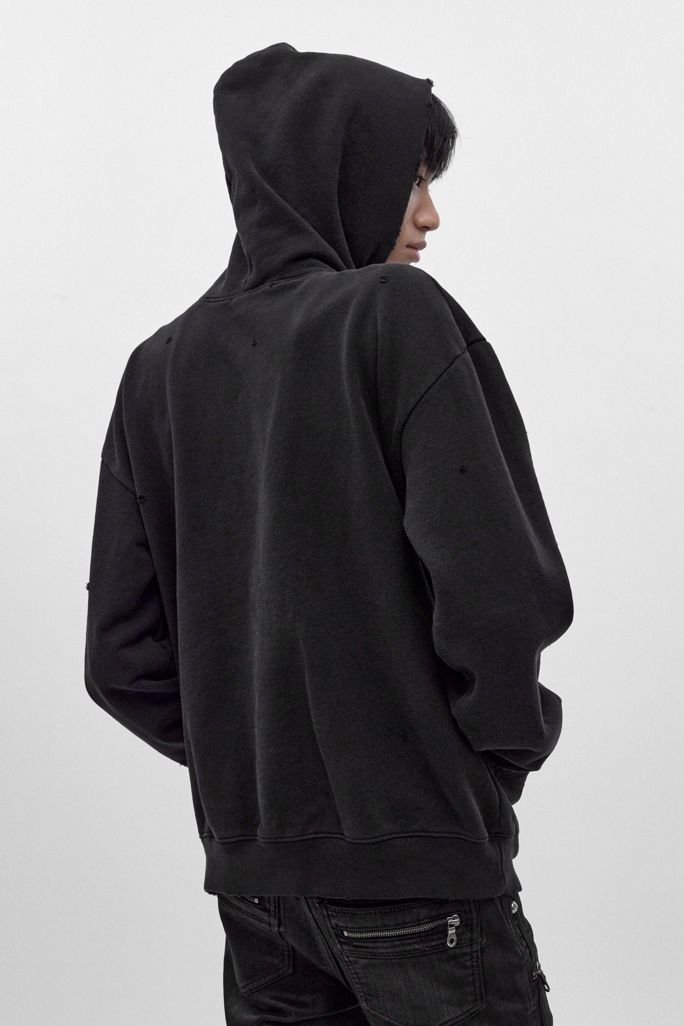 Grim Hoodie in Black