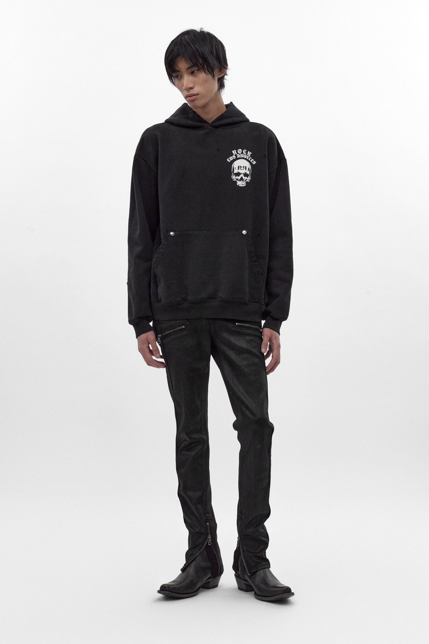 Grim Hoodie in Black