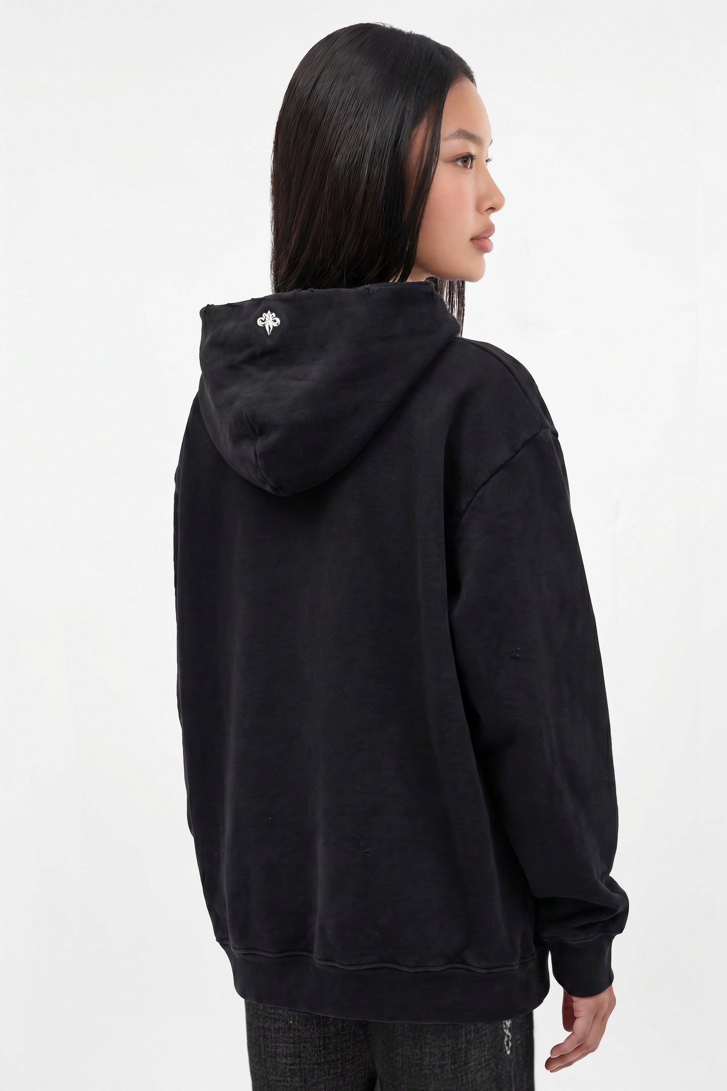 Grim Hoodie in Black (W)