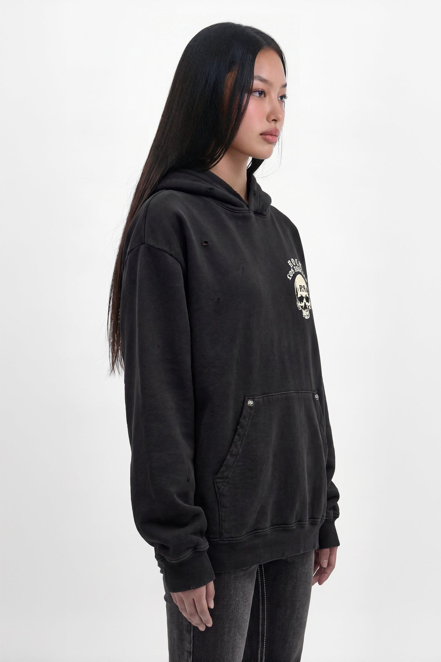 Grim Hoodie in Black (W)