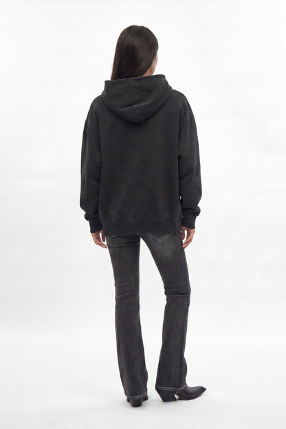 Silent Cross Hoodie in Black (W)