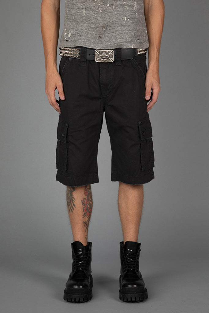 Black Cargo Shorts