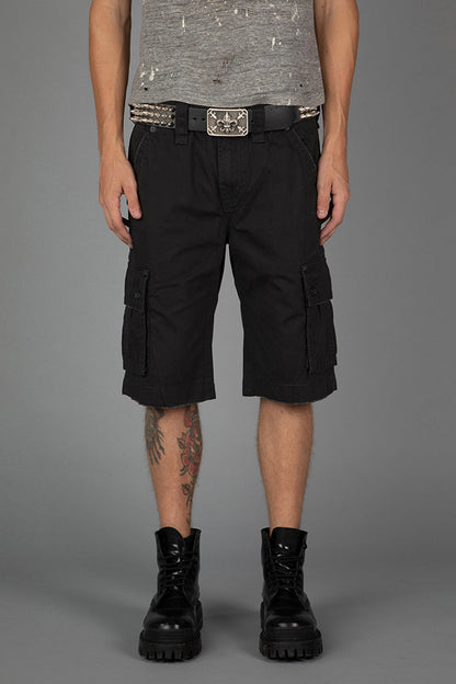 Black Cargo Shorts