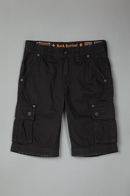 Black Cargo Shorts