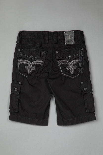 Black Cargo Shorts