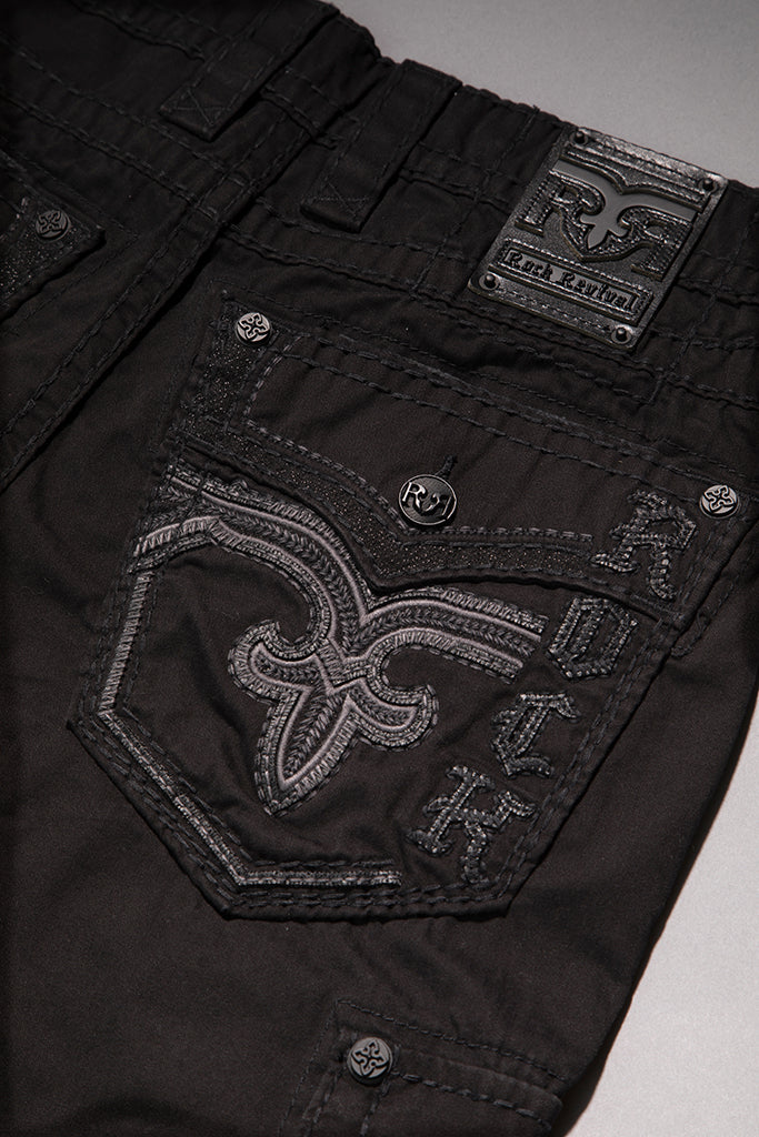 Black Cargo Shorts