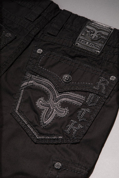 Black Cargo Shorts