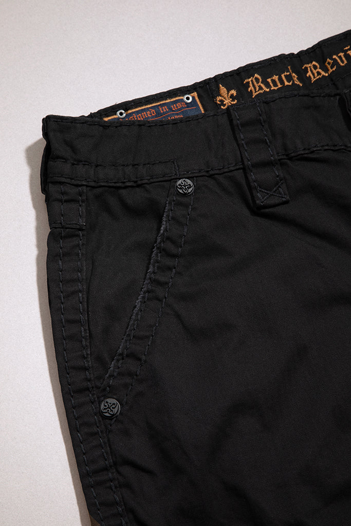 Black Cargo Shorts