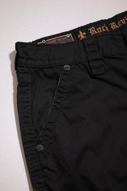 Black Cargo Shorts