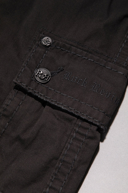 Black Cargo Shorts