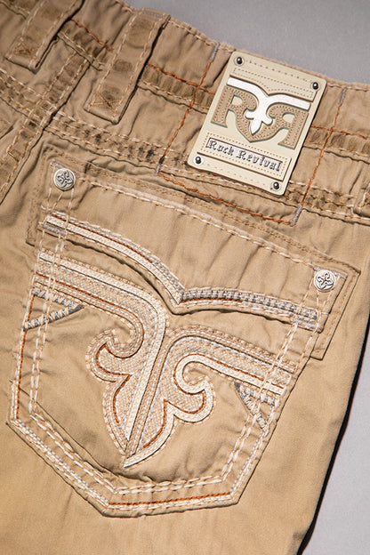 Khaki Cargo Shorts