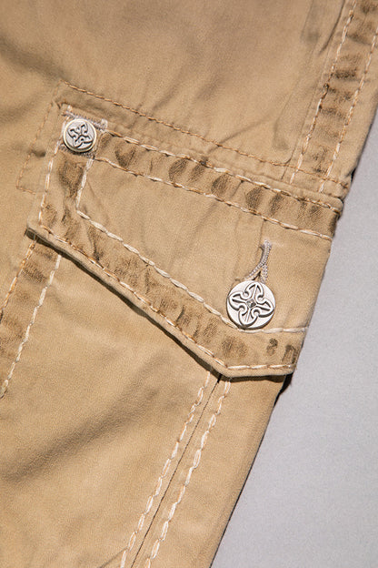Khaki Cargo Shorts