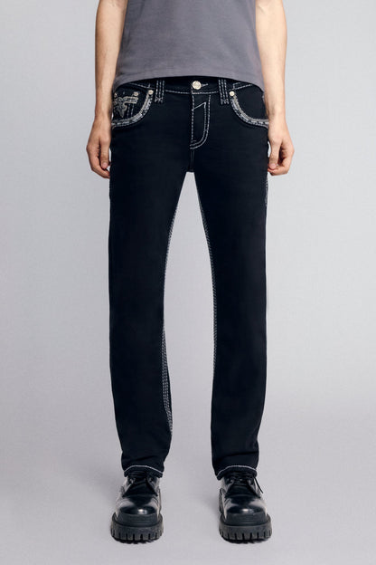 Bayley Straight Jeans in Black