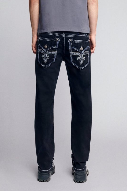 Bayley Straight Jeans in Black
