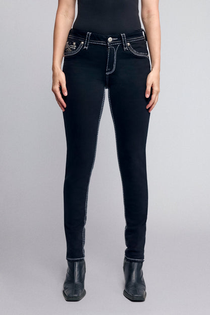 Colleen Skinny Jeans in Black