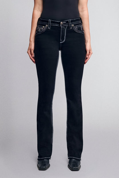 Elias Bootcut Jeans in Black