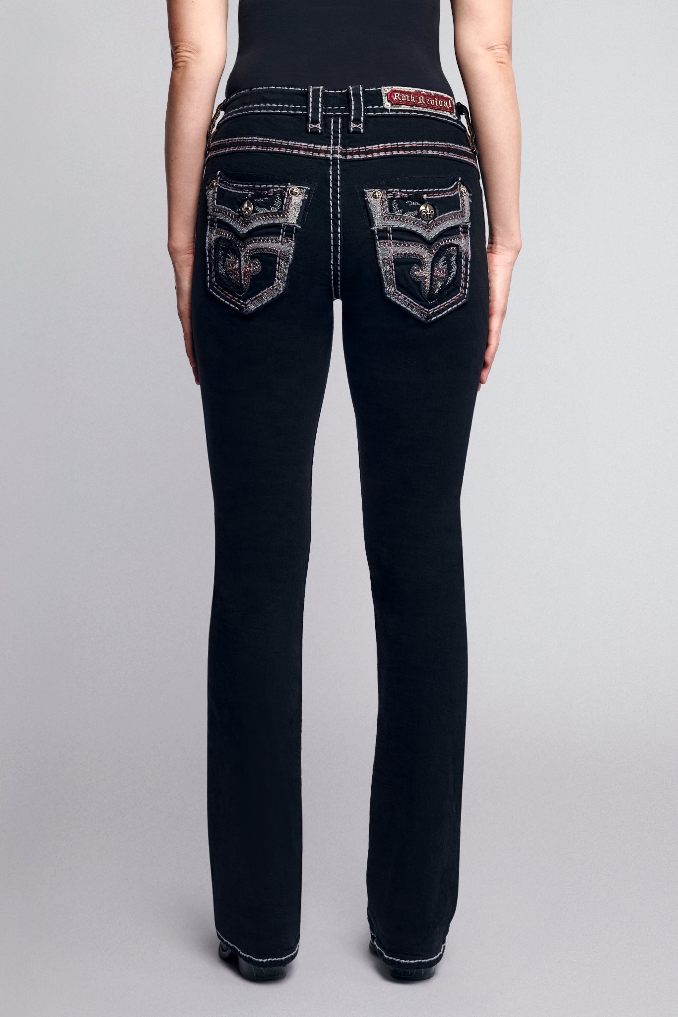 Elias Bootcut Jeans in Black