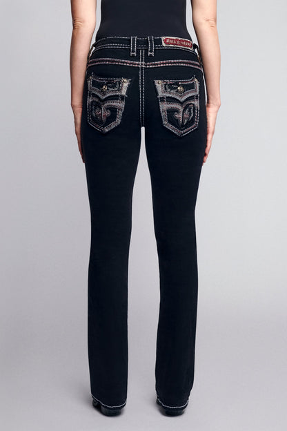 Elias Bootcut Jeans in Black