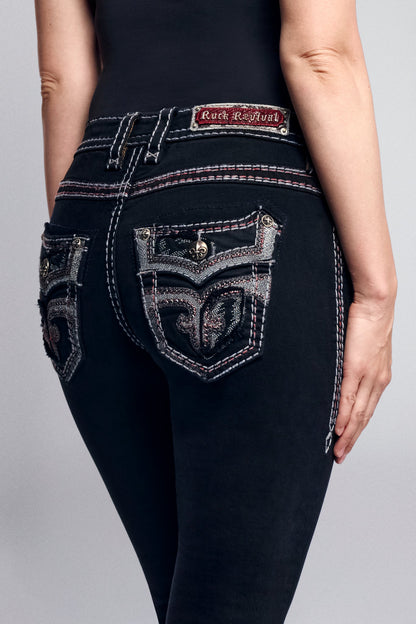 Elias Bootcut Jeans in Black