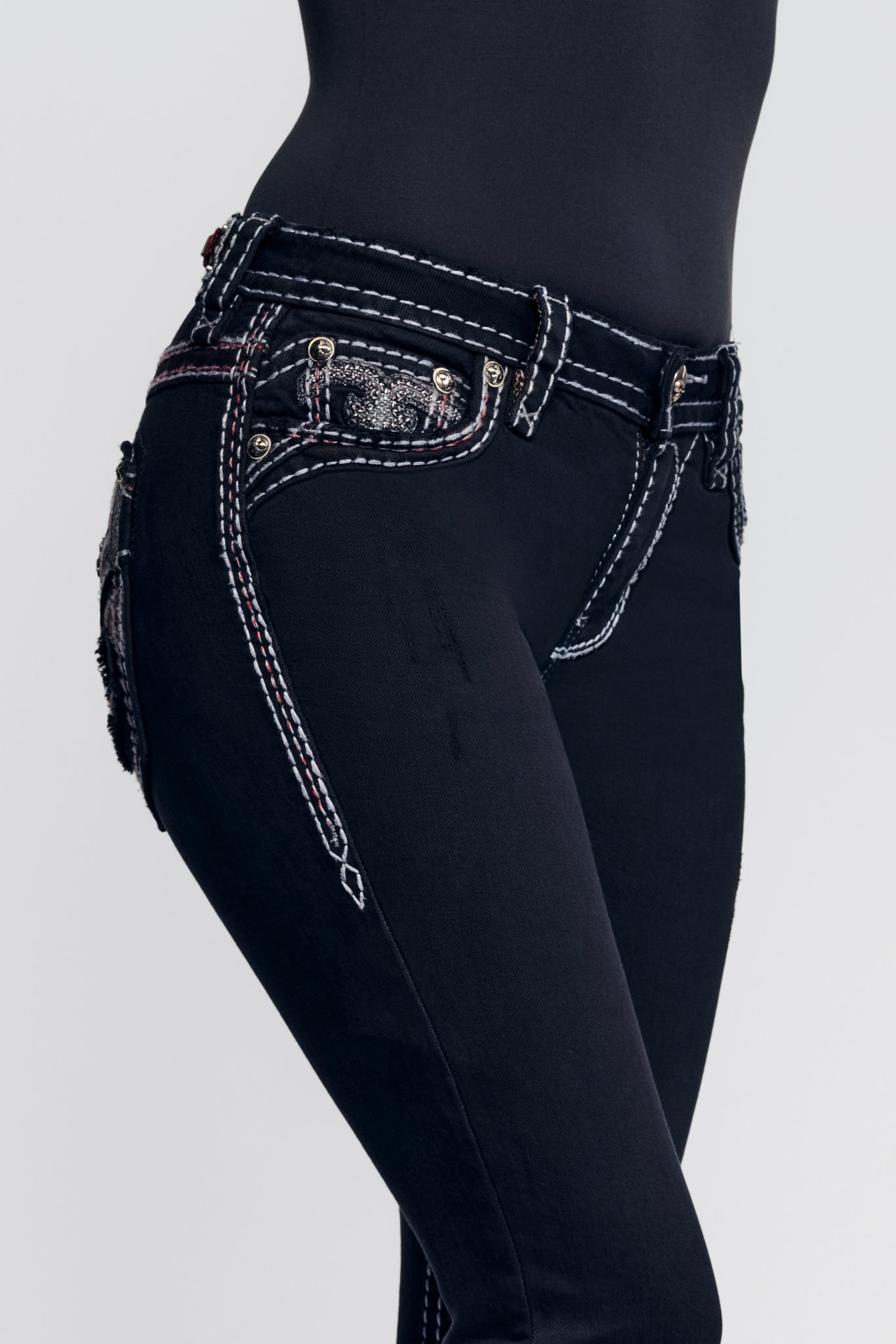Elias Bootcut Jeans in Black