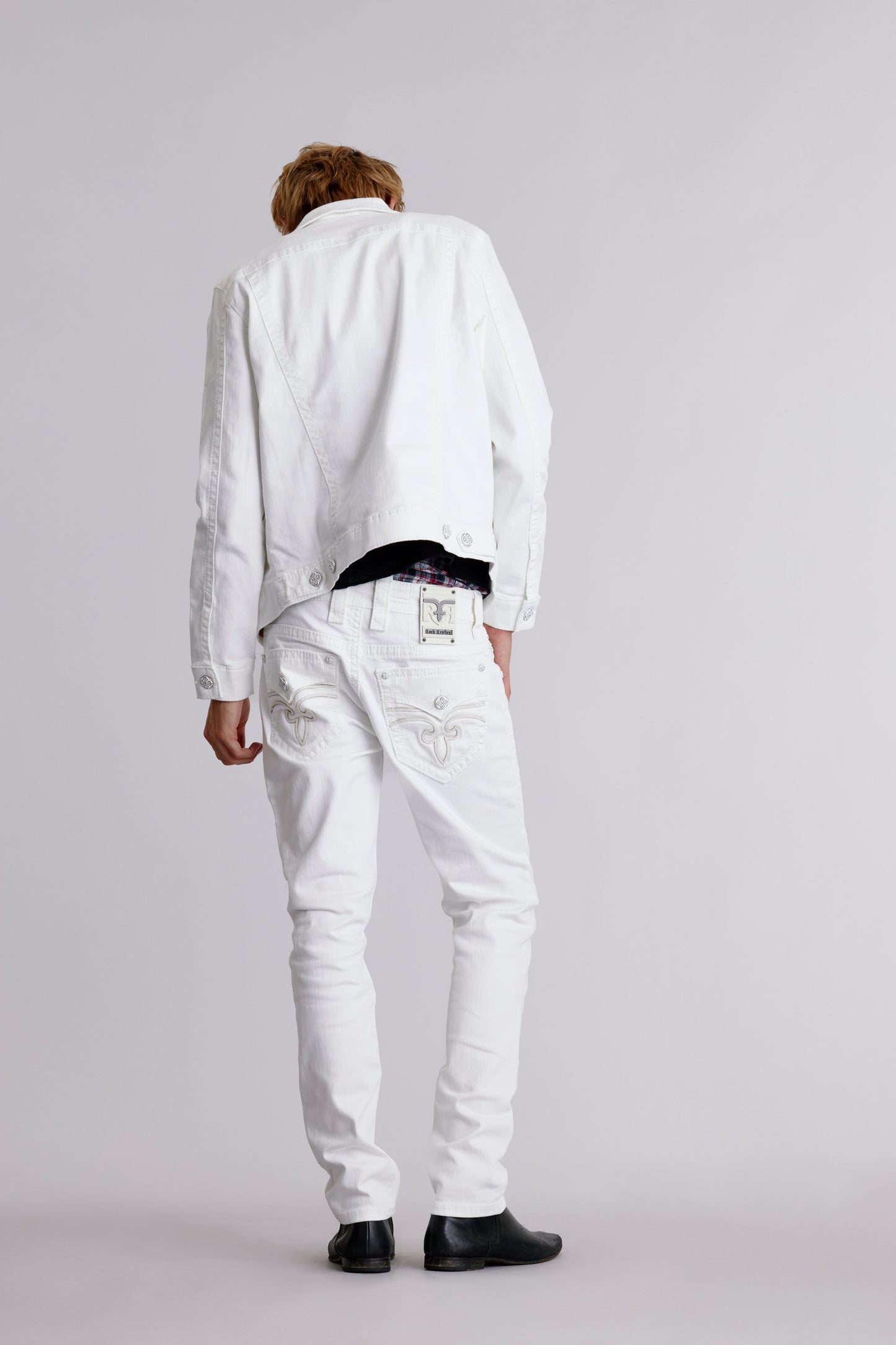 Arther Alt Straight Jeans in White
