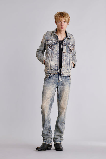 Arther Denim Jacket in Storm