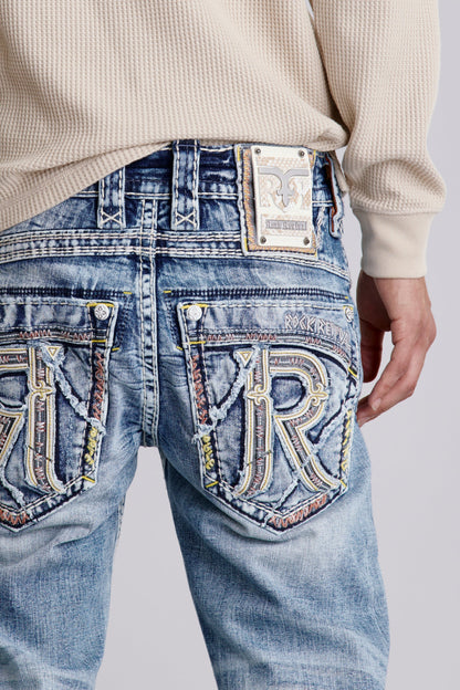 Cassian Alt Straight Jeans in Light Blue