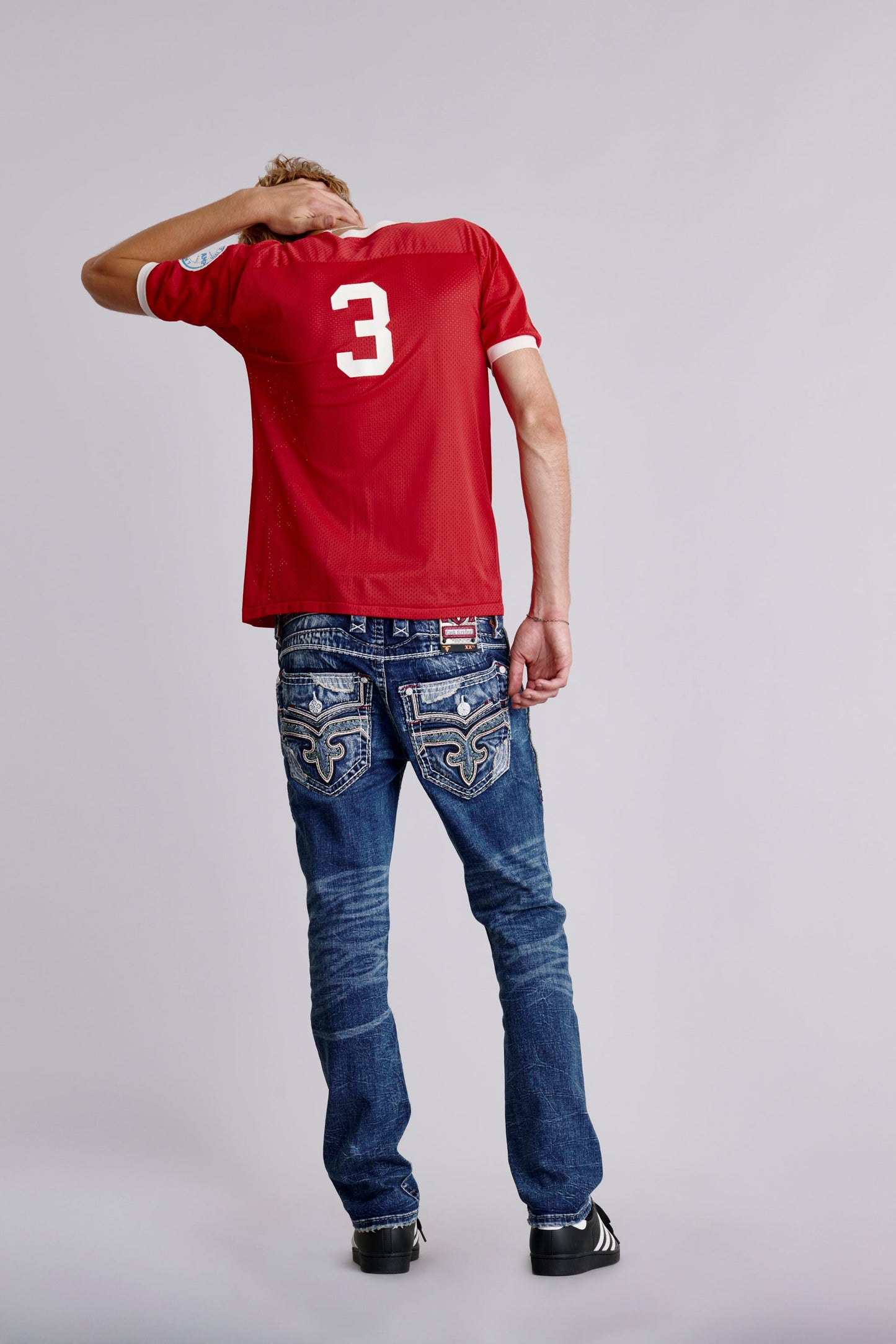 Justyn Straight Jeans in Medium Blue