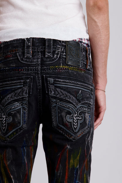 Lunar Rock Alt Straight Jeans Black Wash